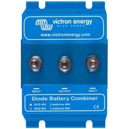 INVERTERS R US Victron Energy ARGO Diode Battery Combiners Two Batteries 40A, Blue, Aluminum BCD000402000